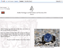 Tablet Screenshot of alb-watches.com